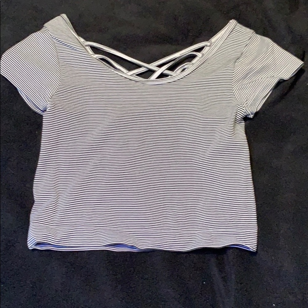 Striped Crop Top